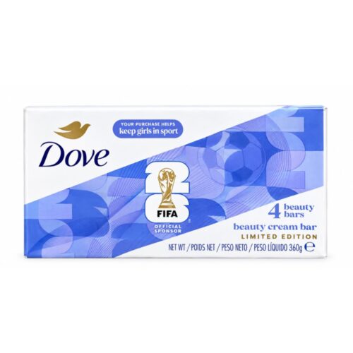 Dove 3-In-1 Beauty Cream Bar With Deep Moisture (90g x4) 12.69oz / 360g.