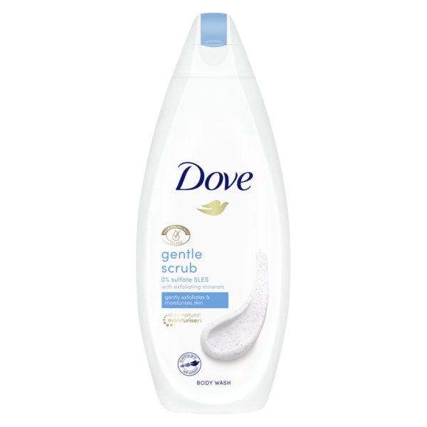 Shop For the original Dove Gentle Scrub Body Wash With Exfoliating Minerals 500ml in Lagos Nigeria