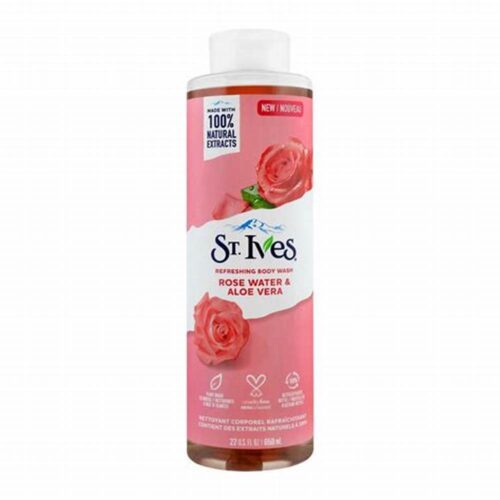 Shop For the original St Ives Rose Water And Aloe Vera Body Wash 650ml in Lagos Nigeria