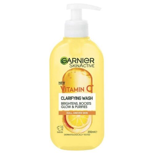 Shop For the original Garnier Skin Active Vitamin C Clarifying Wash - Cleansing Face Gel (200ml) in Lagos Nigeria