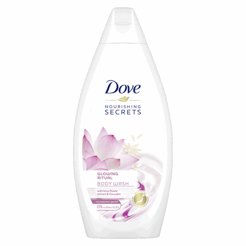 Dove Glowing Body Wash with Rice water &  Lotus flower 500ml