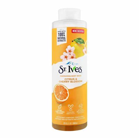 St. Ives Citrus And Cherry Blossom Body Wash 650ml