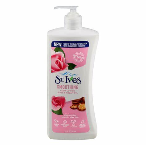 St. Ives Smoothing Rose And Argan Oil Body Lotion 621ml