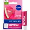 Shop For the original Nivea Lip Care, Fruity Watermelon Shine with Natural Oils 4.8g (5.5ml) in Lagos Nigeria