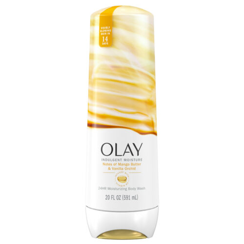 Olay Indulgent Moisture Body Wash Notes of Mango Butter and Vanilla Orchid Body Wash 591ml
