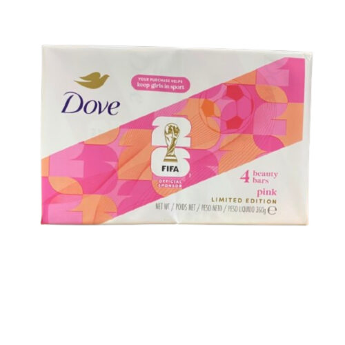 Dove 3-in-1 Pink Beauty Cream Bar Soap (90g x4) 12.69 oz / 360G