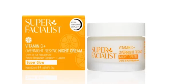 SUPER FACIALIST Vitamin C+ Overnight Resync Night Cream 50ml