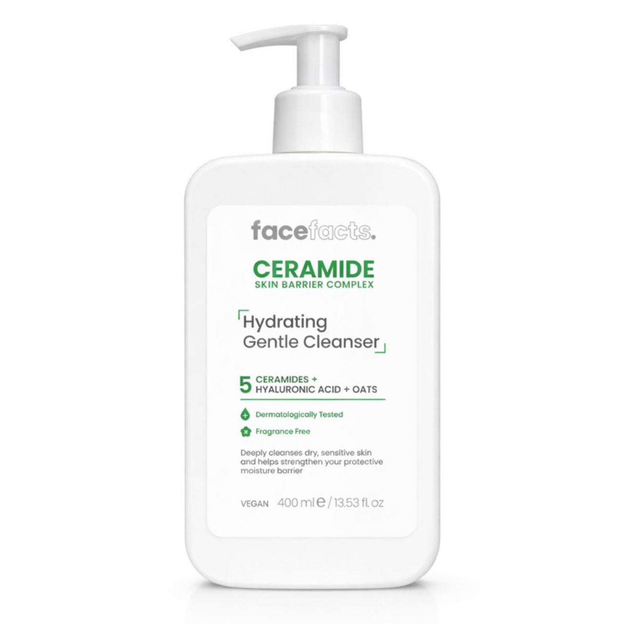Facefacts Ceramide Hydrating Gentle Cleanser 400ml