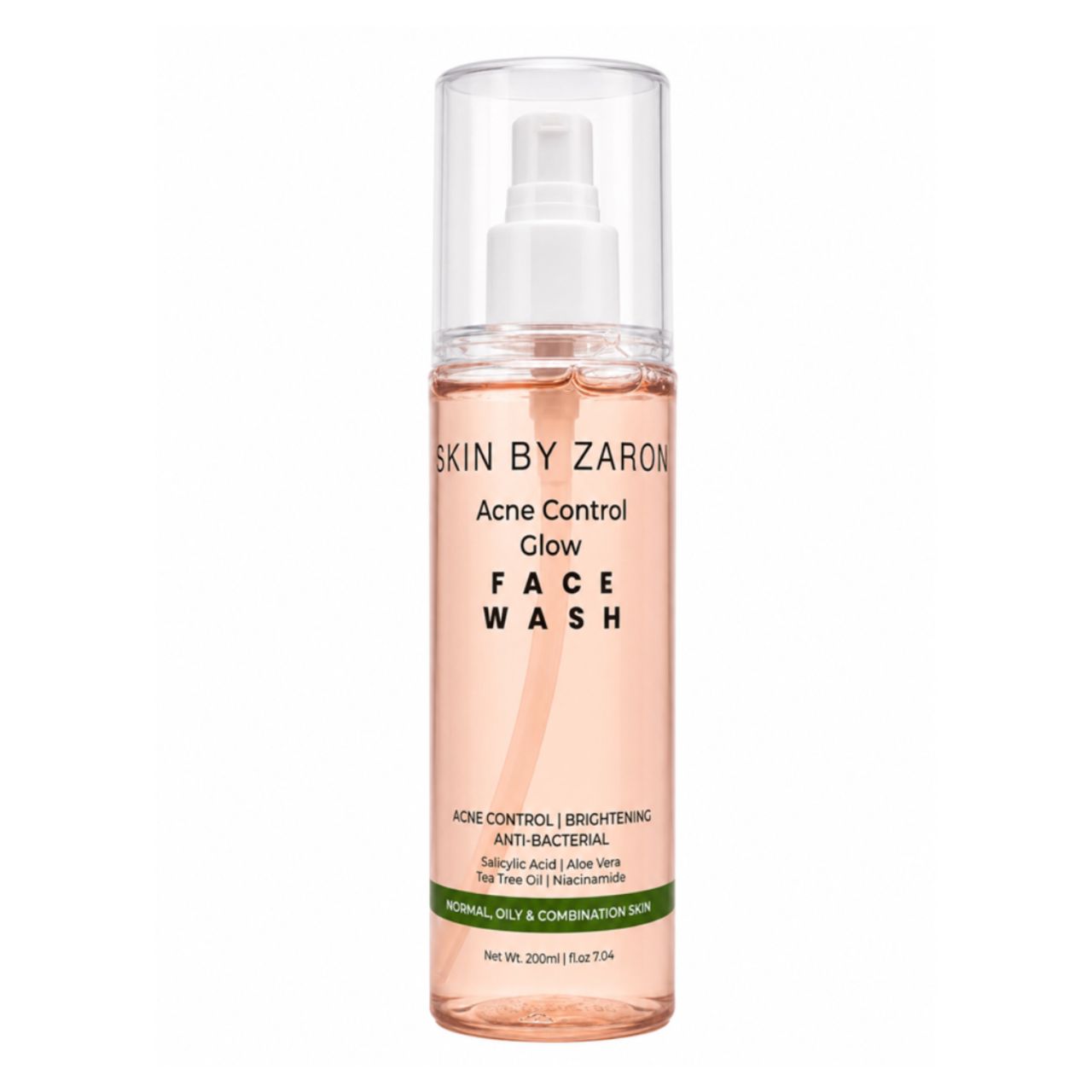 (Broken Lid) Skin By Zaron Acne Control Glow Face Wash 200ml 1 (Broken Lid) Skin By Zaron Acne Control Glow Face Wash 200ml