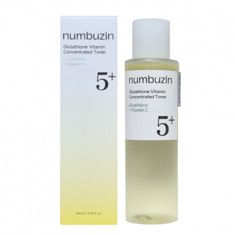 Numbuzin No.5+ Glutathione Vitamin Concentrated Toner 200ml