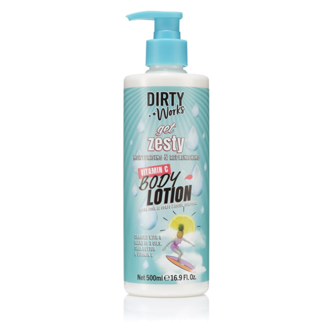 Dirty Works Get Zesty Moisturizing & Replenishing Vitamin C Body Lotion 500ml