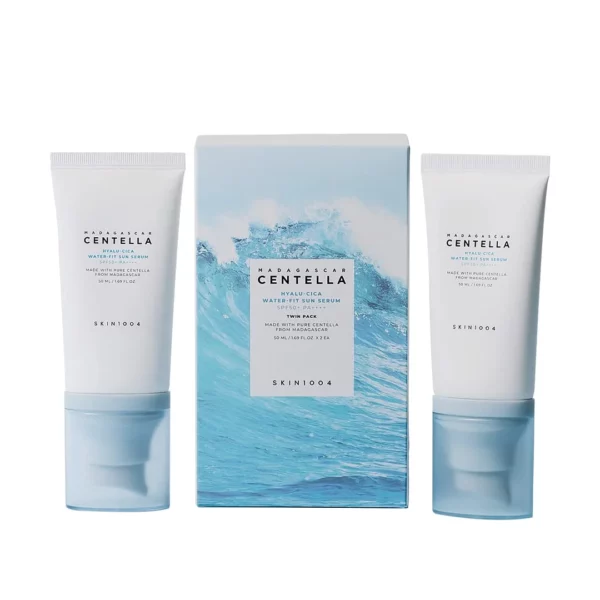 SKIN 1004 – Madagascar Centella Hyalu-Cica Water-Fit Sun Serum Twin pack 50ml
