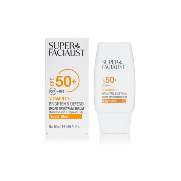 Super Facialist SPF 50+Vitamin C+ Brighten & Defend Serum 50ml