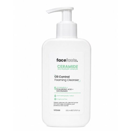 Facefacts Ceramide Oil Control Foaming Cleanser - 200ml