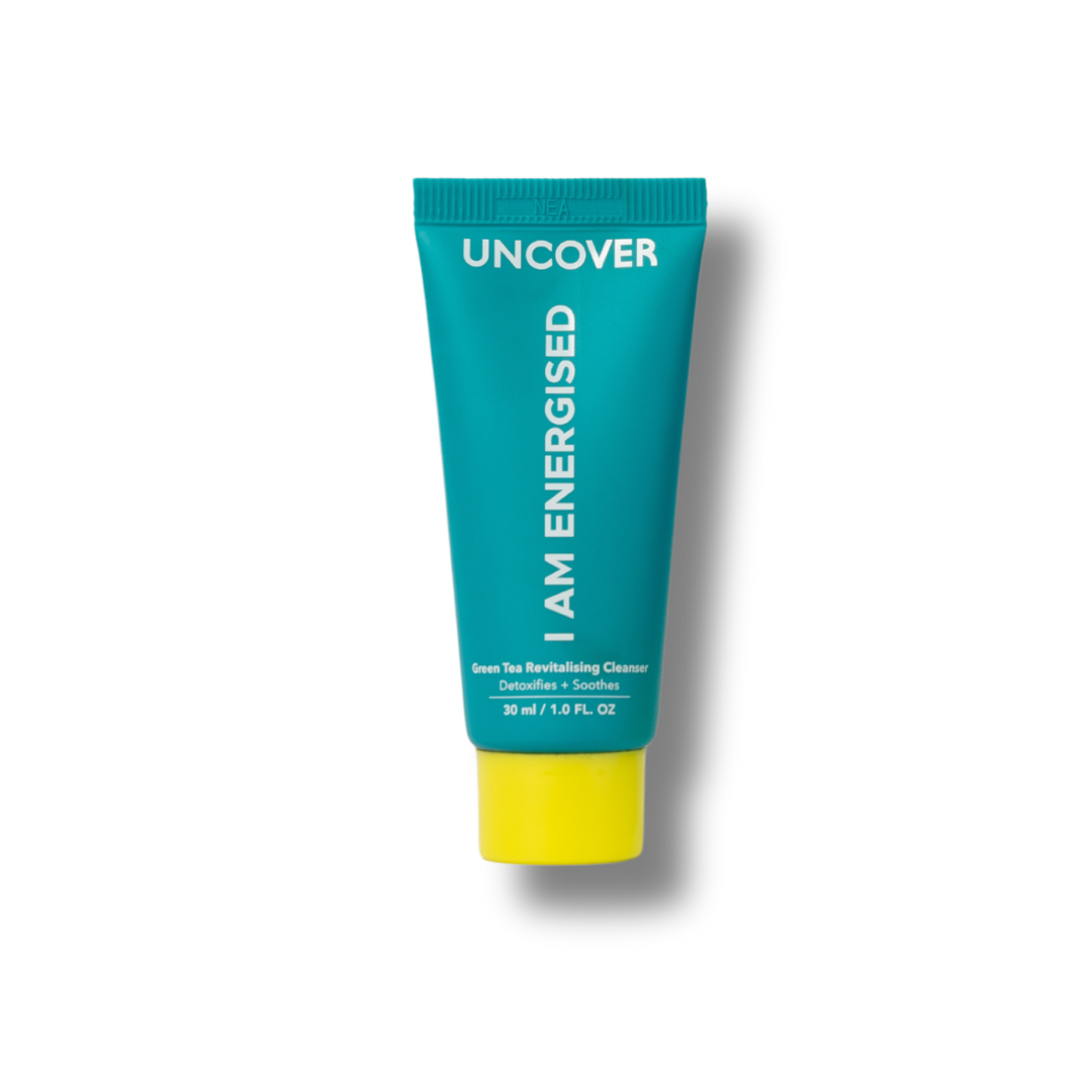 (Mini) Uncover I Am Energised Green Tea Revitalising Cleanser 30ml 1 (Mini) Uncover I Am Energised Green Tea Revitalising Cleanser 30ml