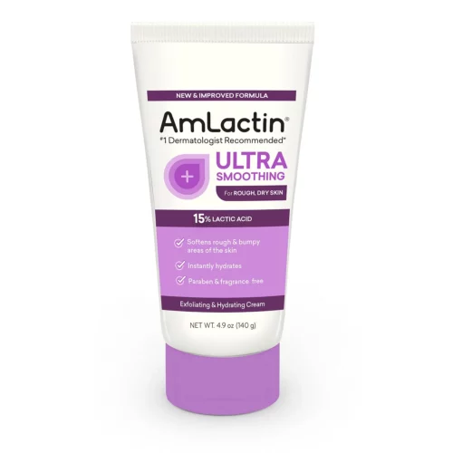 Amlactin Ultra Smoothing Exfoliating & Hydrating Cream with 15% Lactic Acid AHA 140g