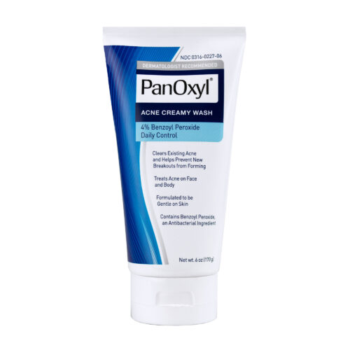 Panoxyl Acne Creamy Wash - Benzoyl Peroxide 4% Daily Control (6 0Z)