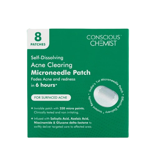 Conscious Chemist Self Dissolving Acne Clearing Microneedle Patches (8patches)