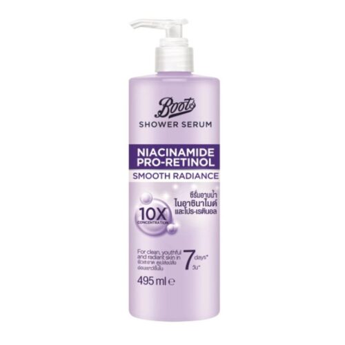 Boots Niacinamide Pro Retinol Smooth Shower Serum - 495ml