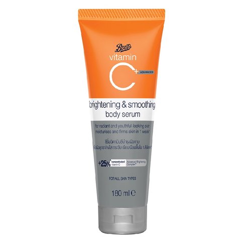 Boots Vitamin C Advanced Brightening & Smoothing Body Serum 180ML