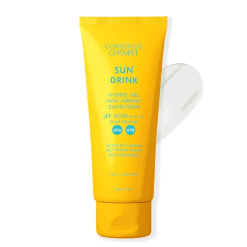 Conscious Chemist Sun Drink Hybrid Gel Non-Greasy Sunscreen SPF50++++ 50gm