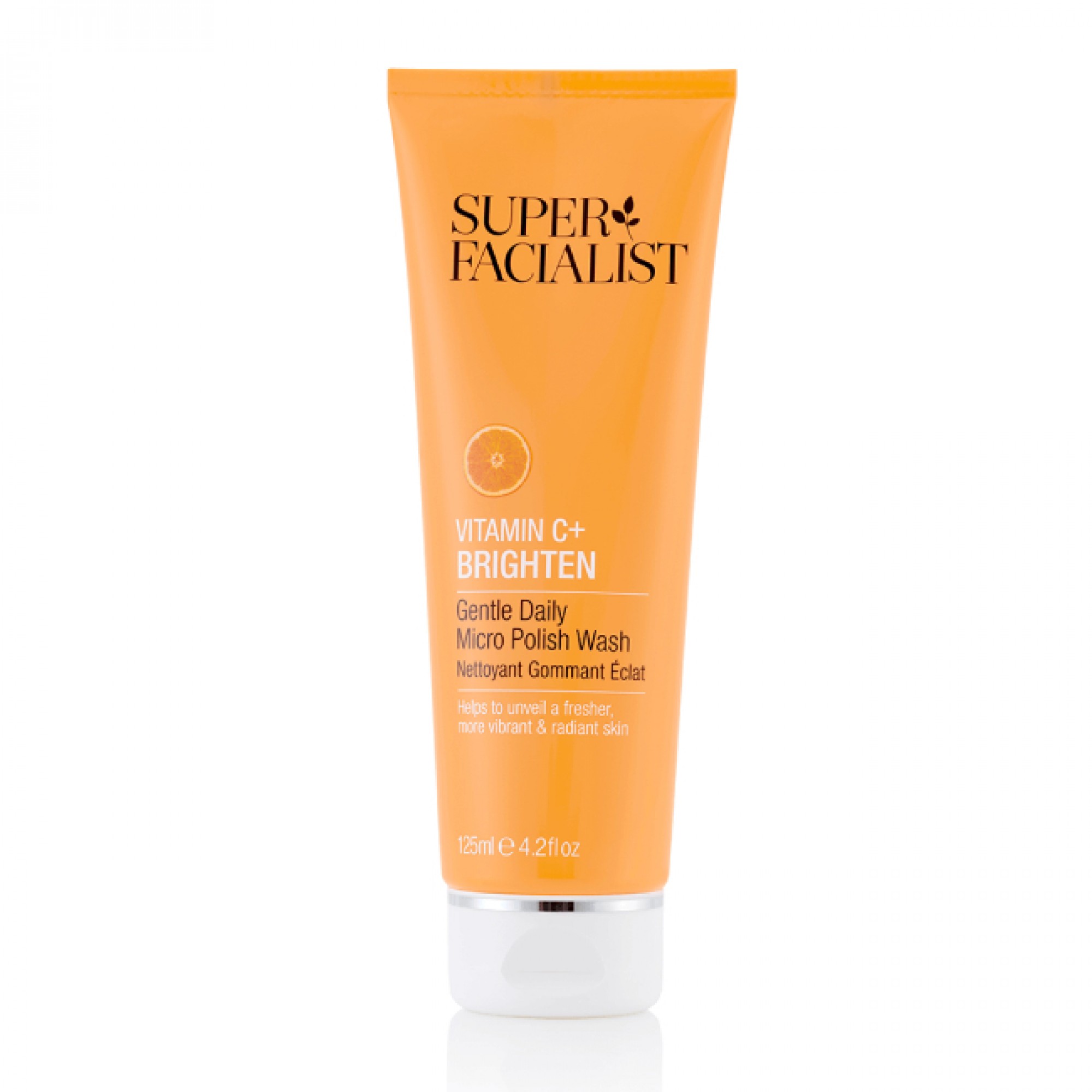 SUPER FACIALIST Vitamin C+Gentle Daily Micro Polish Wash 125ml
