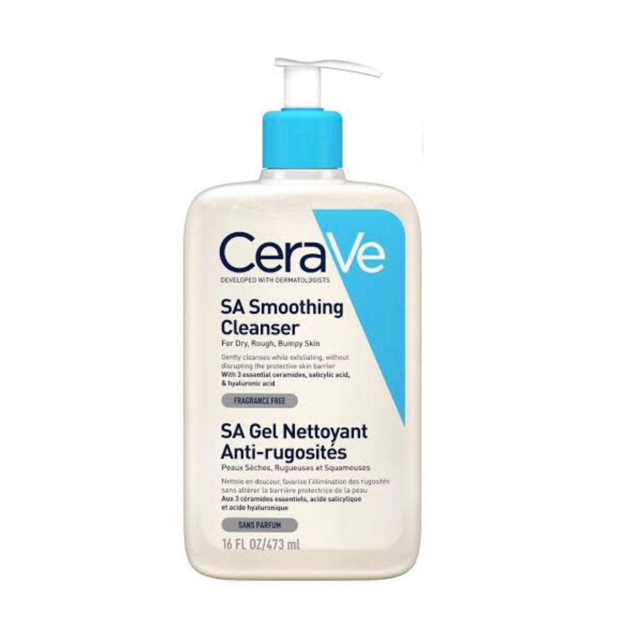 Cerave SA smoothing cleanser For Dry Rough Bumpy Skin 16fl oz 473ml