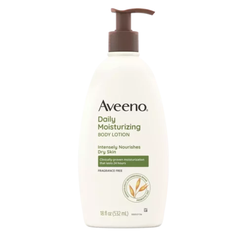 Aveeno Daily Moisturizing Body Lotion 18oz (Fragrance Free)