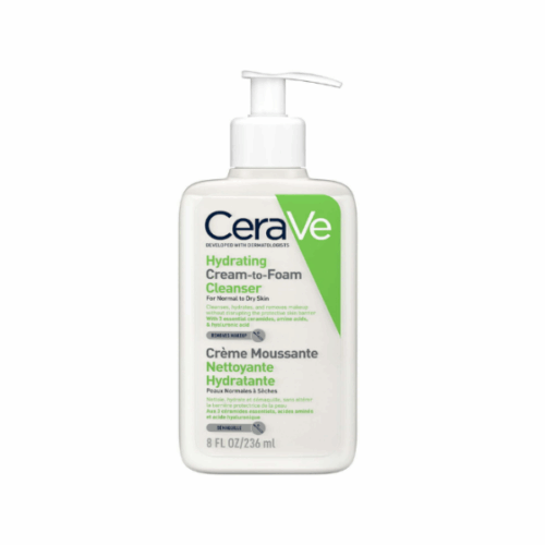 Cerave Hydrating Cream-To-Foam Cleanser 8Fl