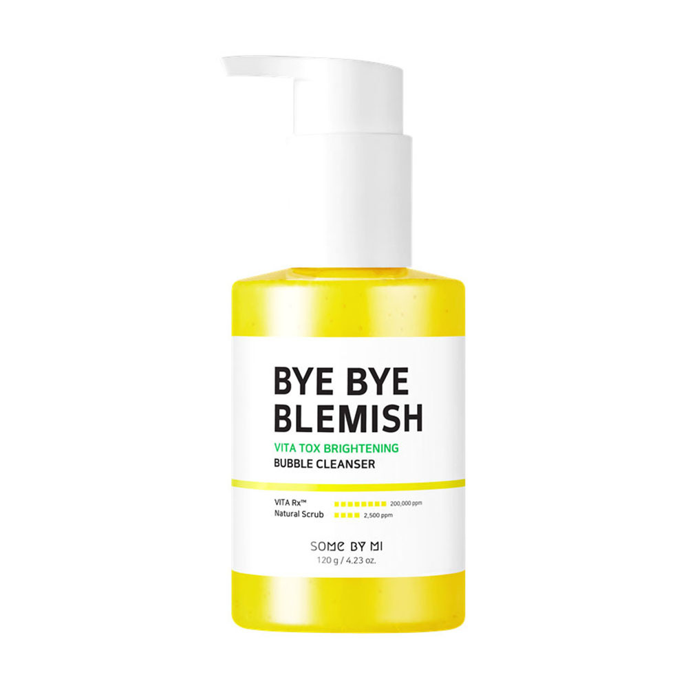 SOME BY MI Bye Bye Blemish Vita Tox Brightening Bubble Cleanser 120g 1 SOME BY MI Bye Bye Blemish Vita Tox Brightening Bubble Cleanser 120g