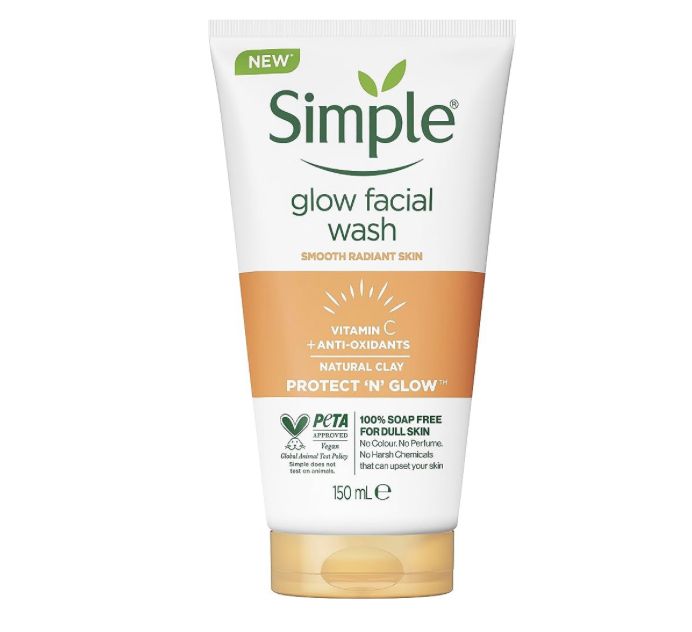 Simple Glow Facial Wash - Vitamin C + Anti-Oxidants 150ml