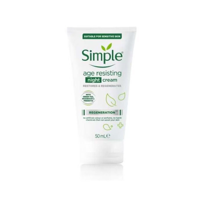 Simple Age Resisting Night Cream 50ml 1 Simple Age Resisting Night Cream 50ml