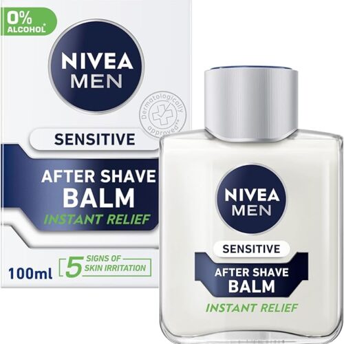 Nivea Men Sensitive After Shave Balm - Instant Relief 3.3fl oz / 100ml.