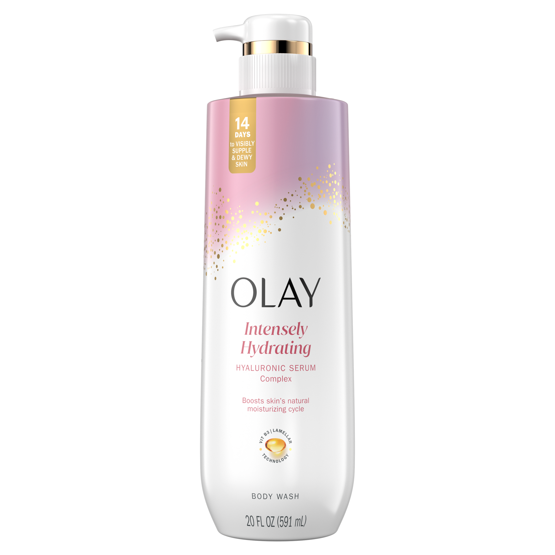 Olay Intensely Hydrating Hyaluronic Serum Body Wash 20fl oz / 591ml