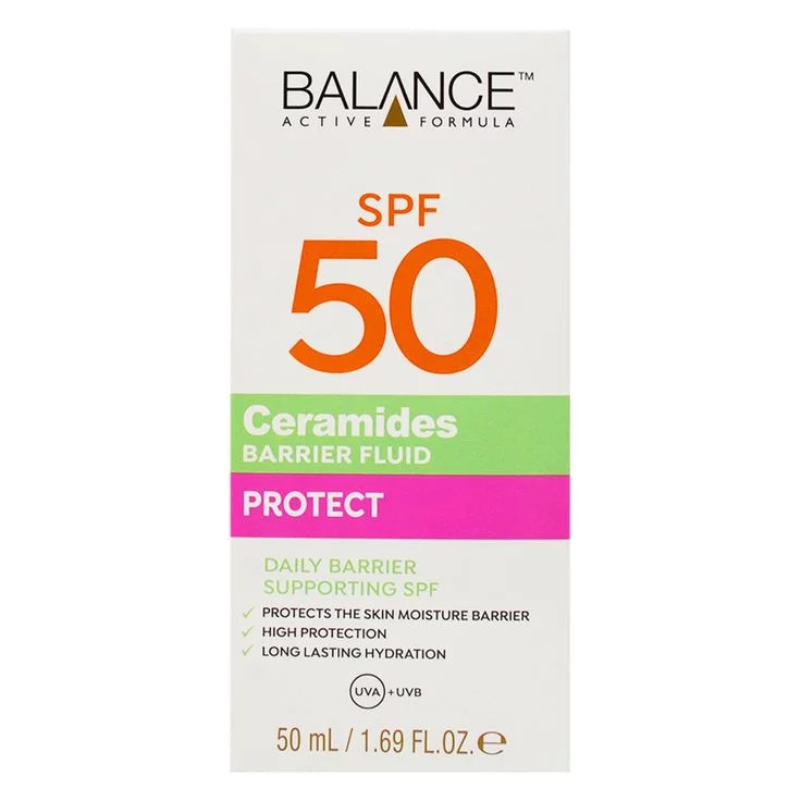 Balance Active Formula SPF 50 Ceramides Barrier Fluid Protect 50ml
