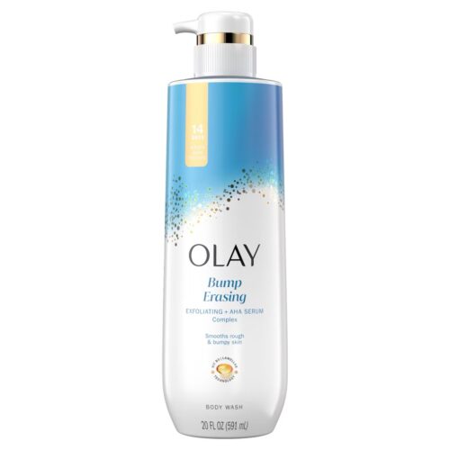 Olay Bump Erasing Exfoliating with AHA Serum Complex Body Wash 20 Fl / 591ml