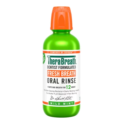 TheraBreath Fresh Breath Oral Rinse - Mild Mint 473ml