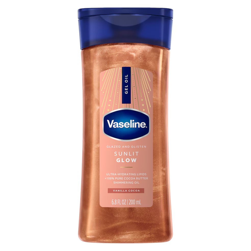 Vaseline Sun Lit Glow Champagne Shimmer Body Gel Oil 6.8fl oz/200ml