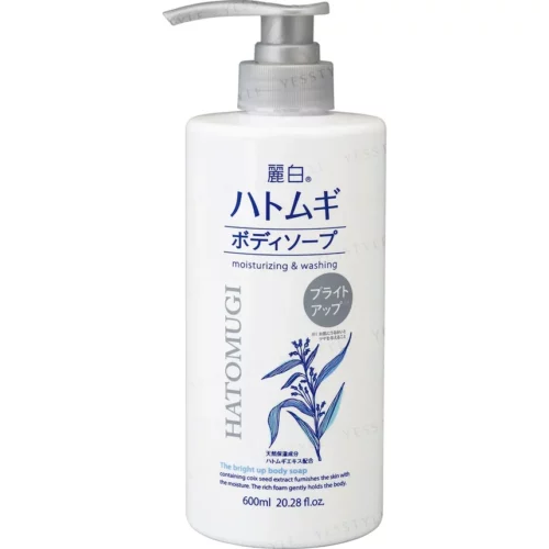 Hatomugi Moisturizing & Washing Bright Up Body Soap 600ml
