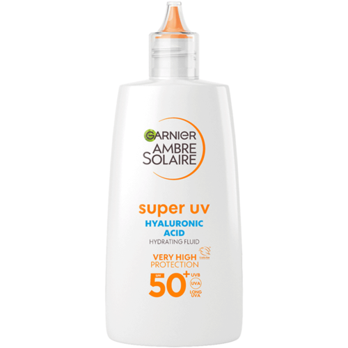 Garnier Ambre Solaire SPF 50+ Super UV Hyaluronic Acid Hydrating Fluid 40ml