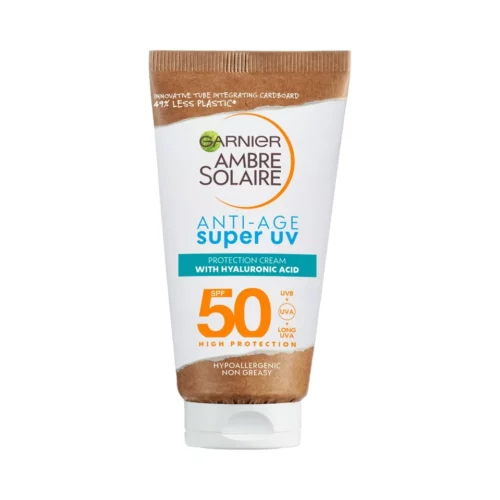 Garnier Amber Solaire Anti-Age Super UV SPF50 with Hyaluronic Acid Protection Cream 50ml