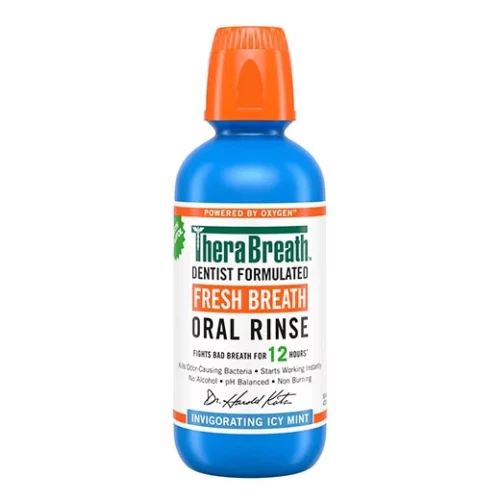 TheraBreath Fresh Breath Oral Rinse - Invigorating Icy Mint 473ml