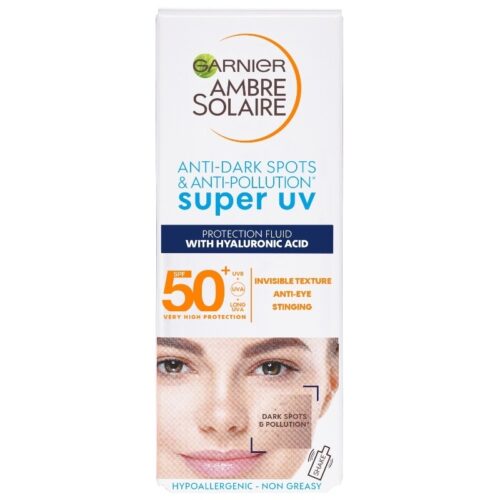 Garnier Ambre Solaire SPF50 Anti-Dark Spots & Anti-Pollution Super Uv 40ml