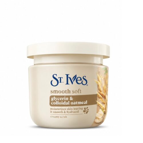 St. Ives Smooth Softt, Glycerin & Colloidal Oatmeal, Creamy Scrub 300g