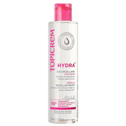 Topicrem HYDRA+ Gentle Micellar Water 400ml / 13.5 floz