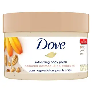 Dove Exfoliating Body Polish Colloidal Oatmeal & Calendula Oil 10.5oz 298g