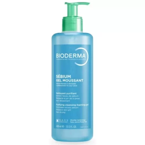 Bioderma Sebium Gel Moussant Purifying Cleansing Foaming Gel 400ml
