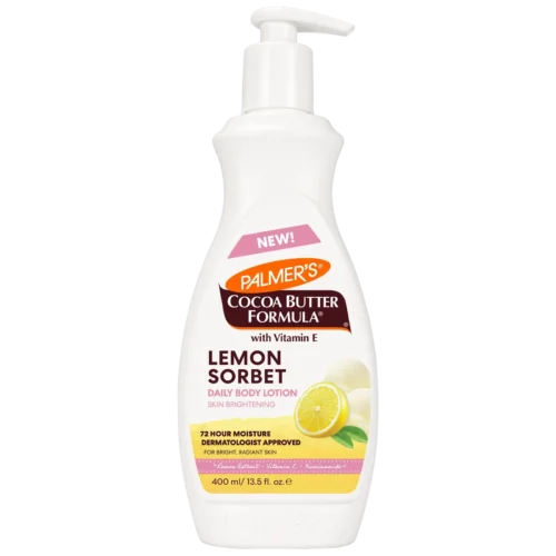 Best Online Skincare Store In Lagos Nigeria 31 Palmer’s Cocoa Butter Formula Lemon Sorbet Brightening Body Lotion 400ml / 13.5fl oz
