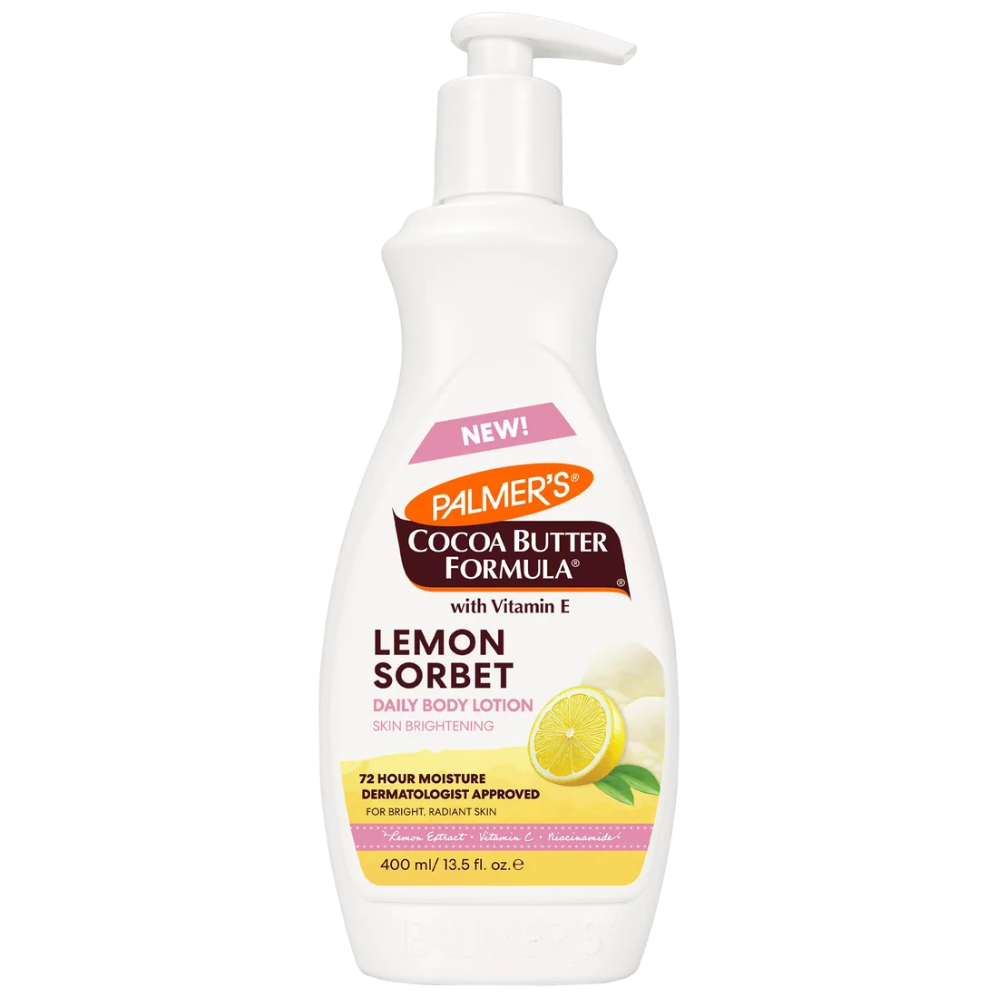 Palmer's Cocoa Butter Formula Lemon Sorbet Brightening Body Lotion 400ml / 13.5fl oz 1 Palmer’s Cocoa Butter Formula Lemon Sorbet Brightening Body Lotion 400ml / 13.5fl oz