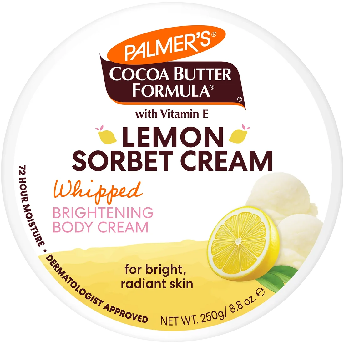 Palmer's Cocoa Butter Formula Lemon Sorbet Brightening Body Cream 250g / 8.8oz 1 Palmer’s Cocoa Butter Formula Lemon Sorbet Brightening Body Cream 250g / 8.8oz